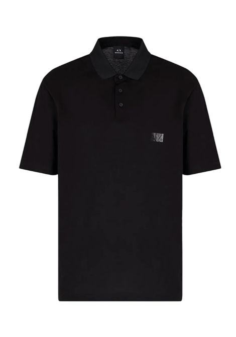 Mercerised cotton regular fit polo shirt  ARMANI EXCHANGE | polo shirts | XM000484 AF10364UC001